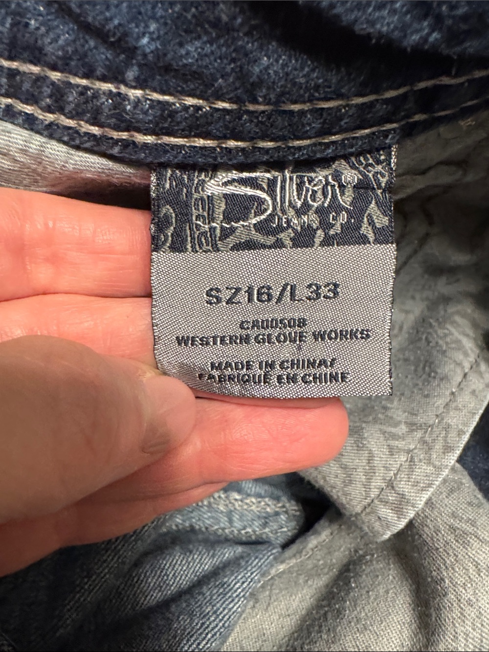 SILVER JEANS Aiko Baby Boot size 16 - Picture 5 of 6